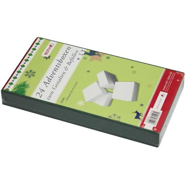 Adventskalender 24 Boxen neutrale Rohlinge