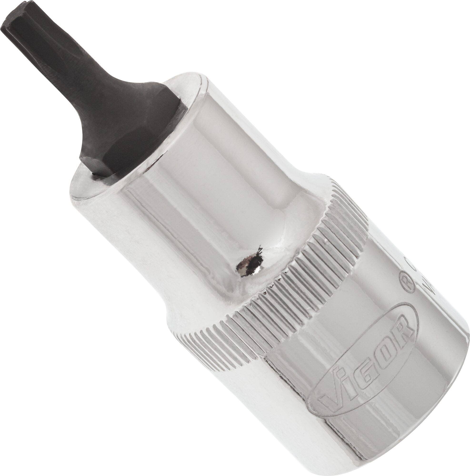 VIGOR T Schraubendreher-Einsatz ∙ V2152 ∙ Vierkant hohl 12,5 mm (1/2 Zoll) ∙ Innen TORX® Profil ∙ T25