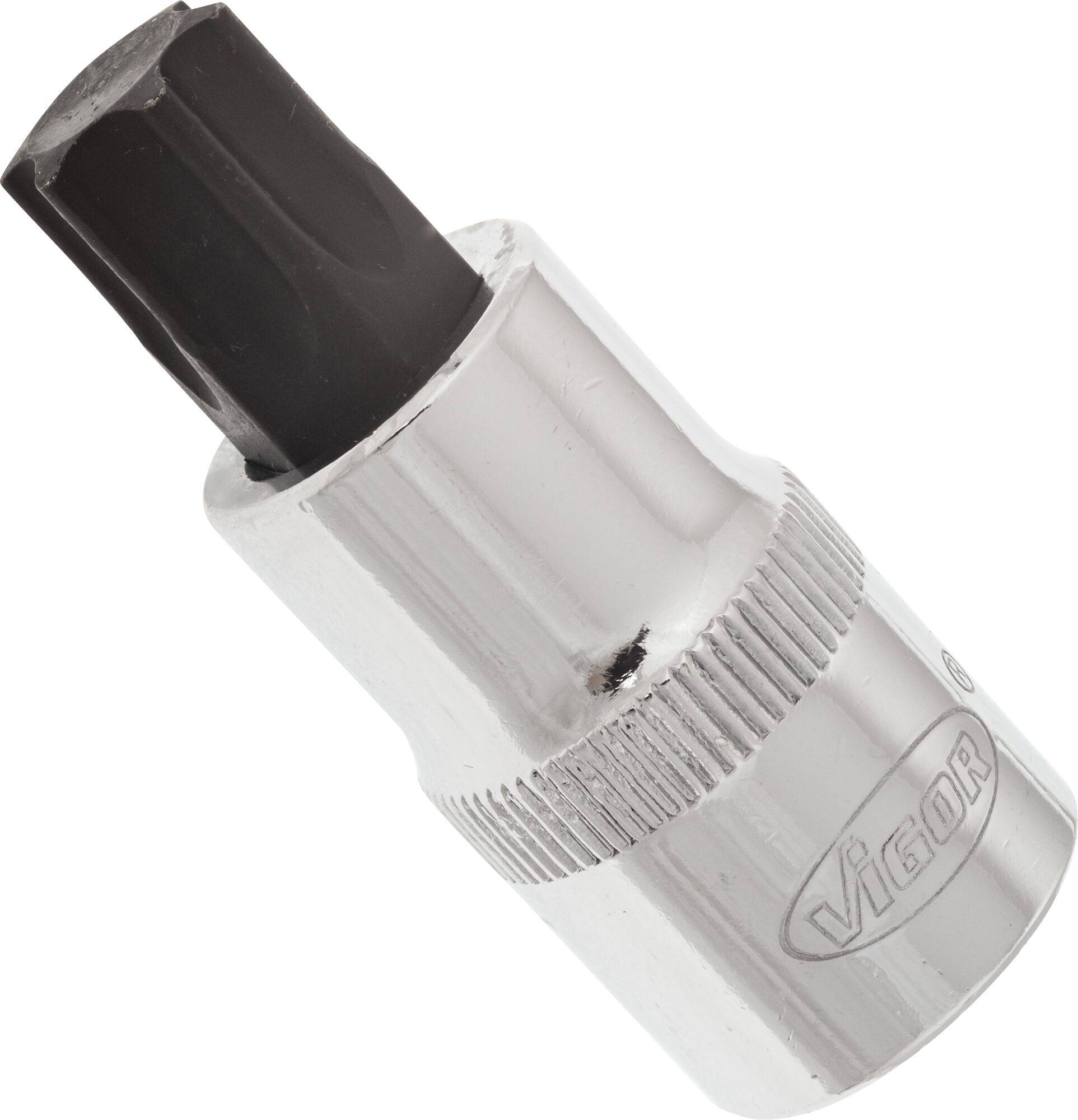 VIGOR T Schraubendreher-Einsatz ∙ V2159 ∙ Vierkant hohl 12,5 mm (1/2 Zoll) ∙ Innen TORX® Profil ∙ T60