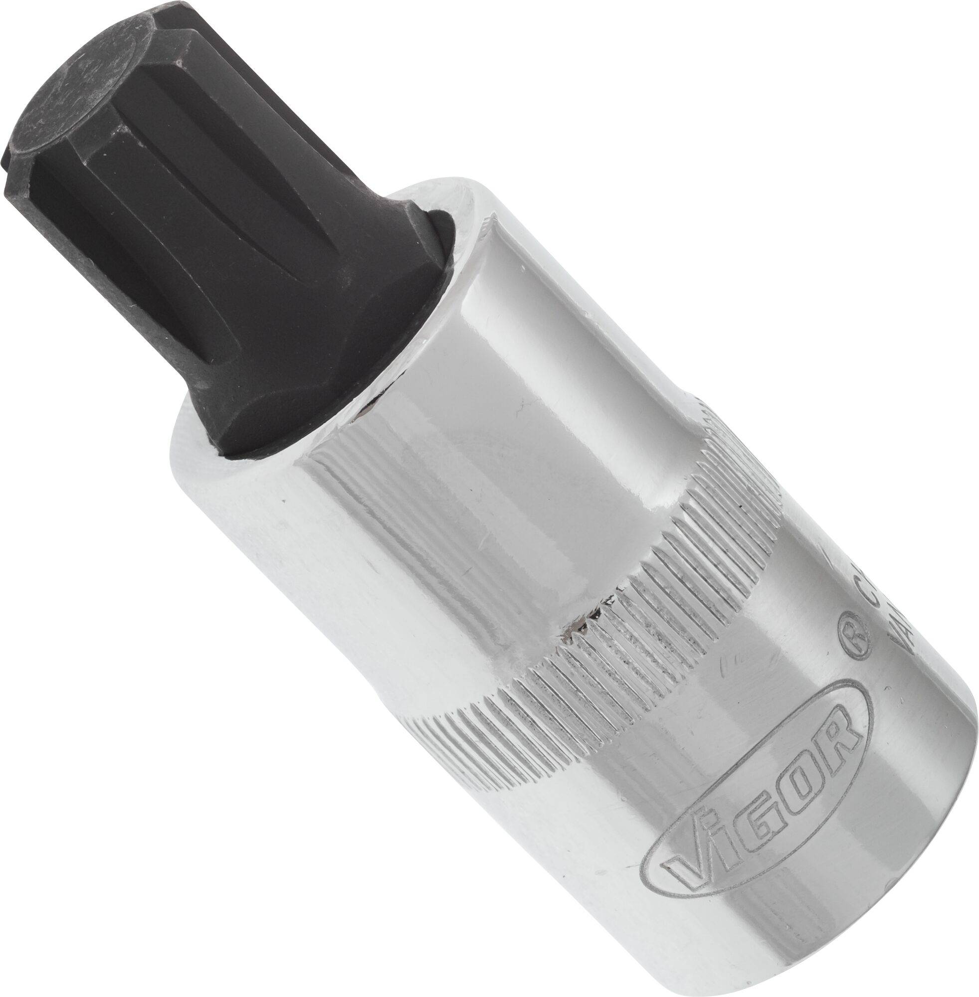 VIGOR RIBE Schraubendreher-Einsatz ∙ V2209 ∙ Vierkant hohl 12,5 mm (1/2 Zoll) ∙ Innen Keilprofil Ribe-CV ∙ M13