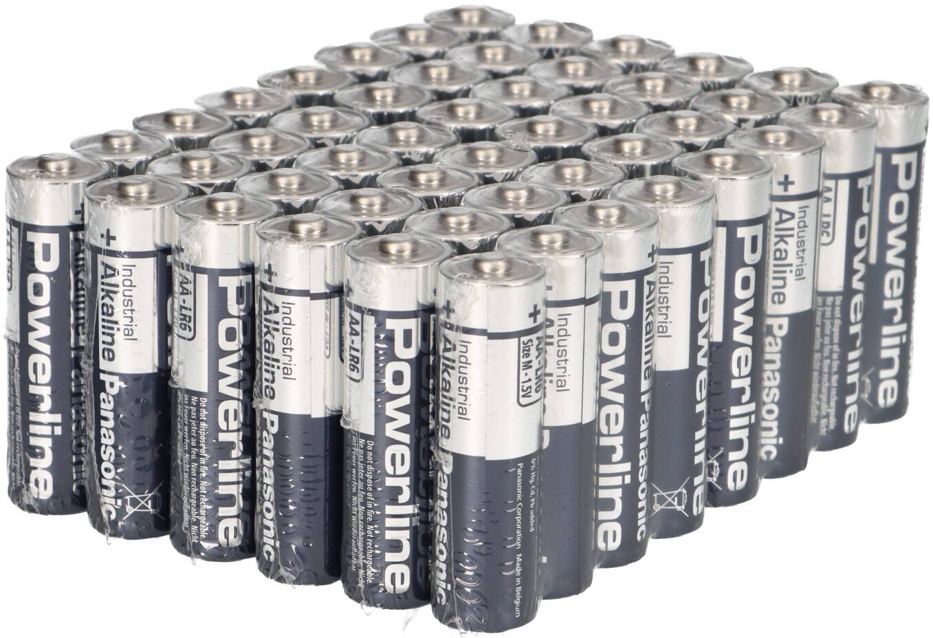48x MICRO AAA LR03 MN2400 Batterie PANASONIC POWERLINE INDUSTRIAL 1383mAh
