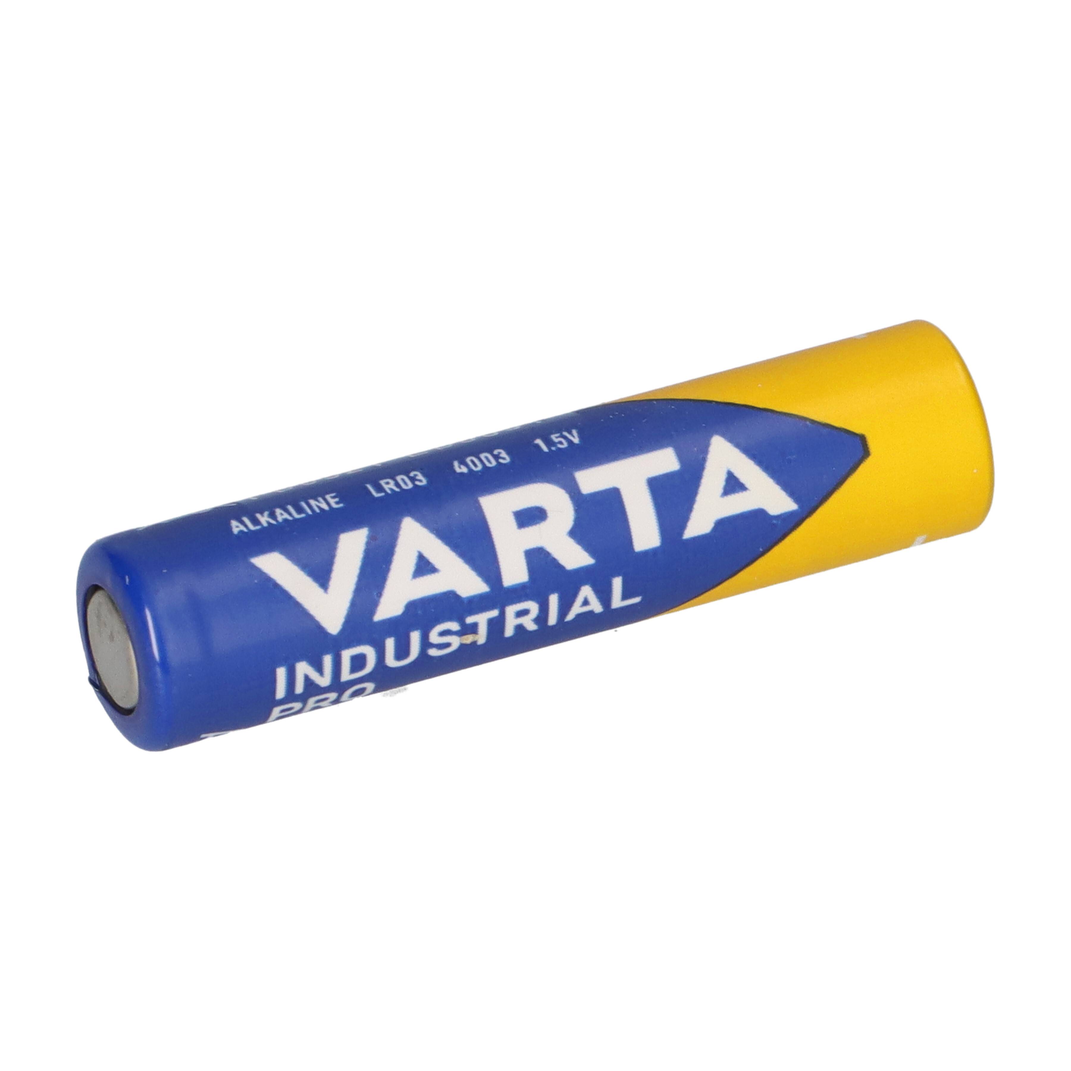 100x VARTA Industrial Pro AAA LR03 4003 – 1,5V Micro Großpack