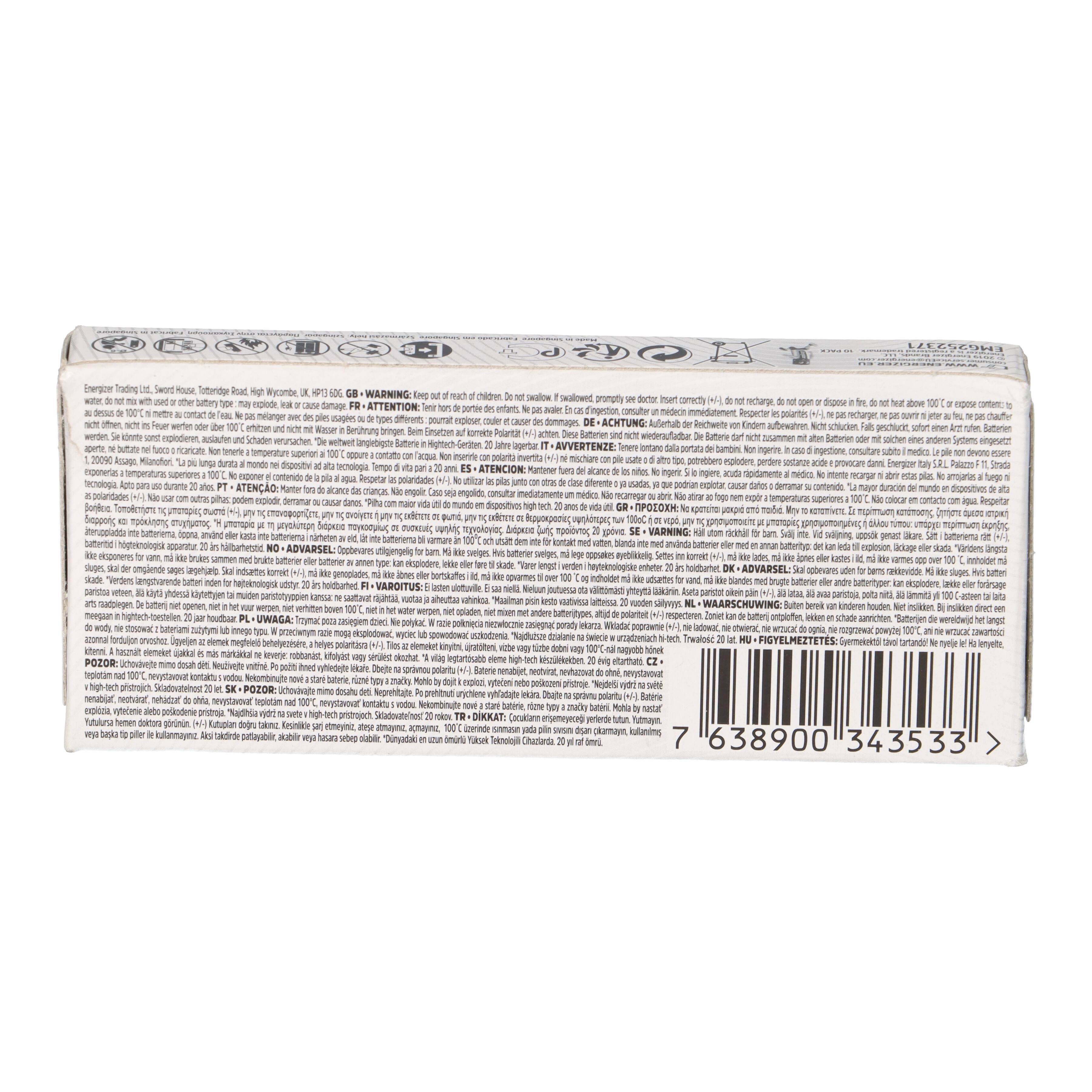20x Energizer Ultimate Lithium AAA L92 FR03 1,5V – Vorratspack