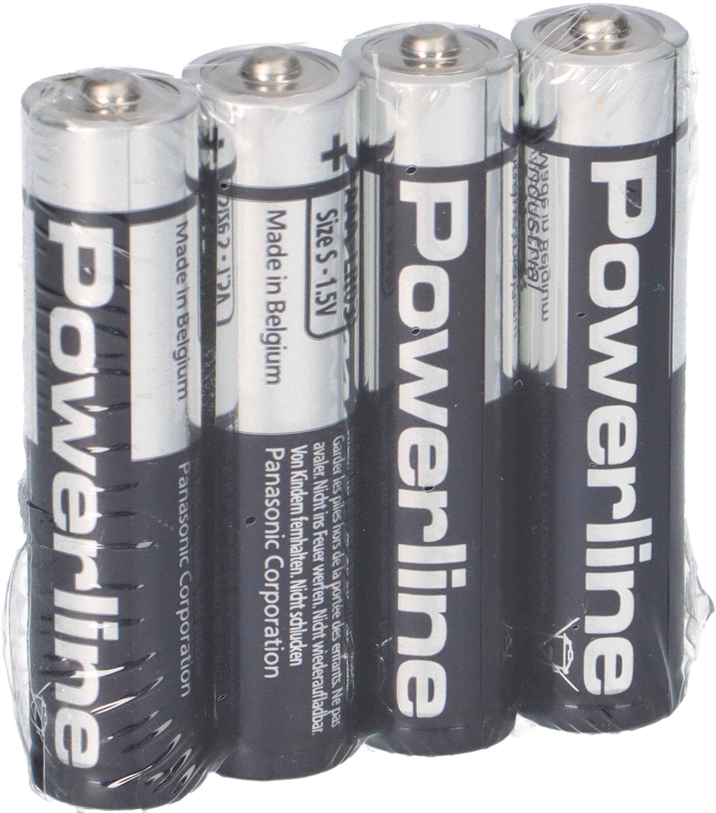 4x 1,5V Panasonic Alkali-Mangan LR03 AAA Micro Batterie 4er Folie