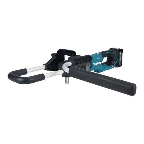 Kabelloses Makita-Trockenbau-Schraubendreher mit abnehmbarem Griff, entwickelt für effiziente Trockenbauinstallation, auf weißem Hintergrund dargestellt.