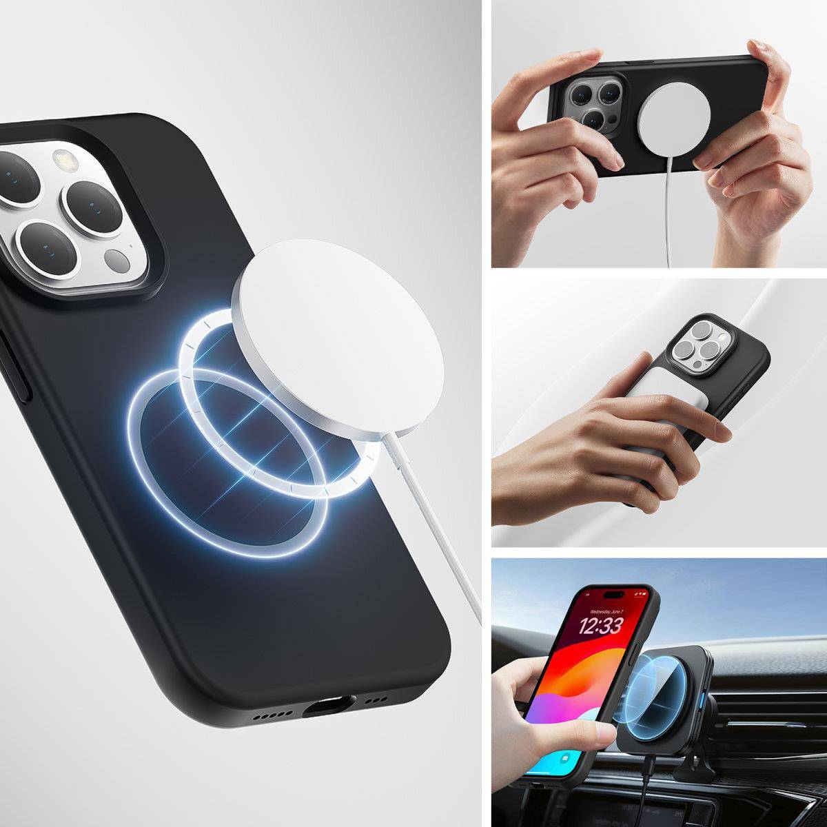 4smarts 540580 Handy-Schutzhülle 15,5 cm (6.1'') Cover Schwarz (540580)