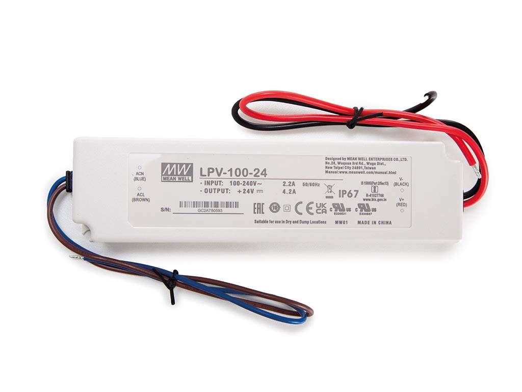 SCHALTNETZTEIL - 1 AUSGANG - 100 W - 24 V