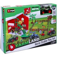 Bburago 18-31682 - Farmland Pferdestall inkl. Fendt 1050 Vario Traktor (69 Teile) Bburago 18-31682 - Farmland Pferdestall inkl. Fendt 1050 Vario Traktor (69 Teile)