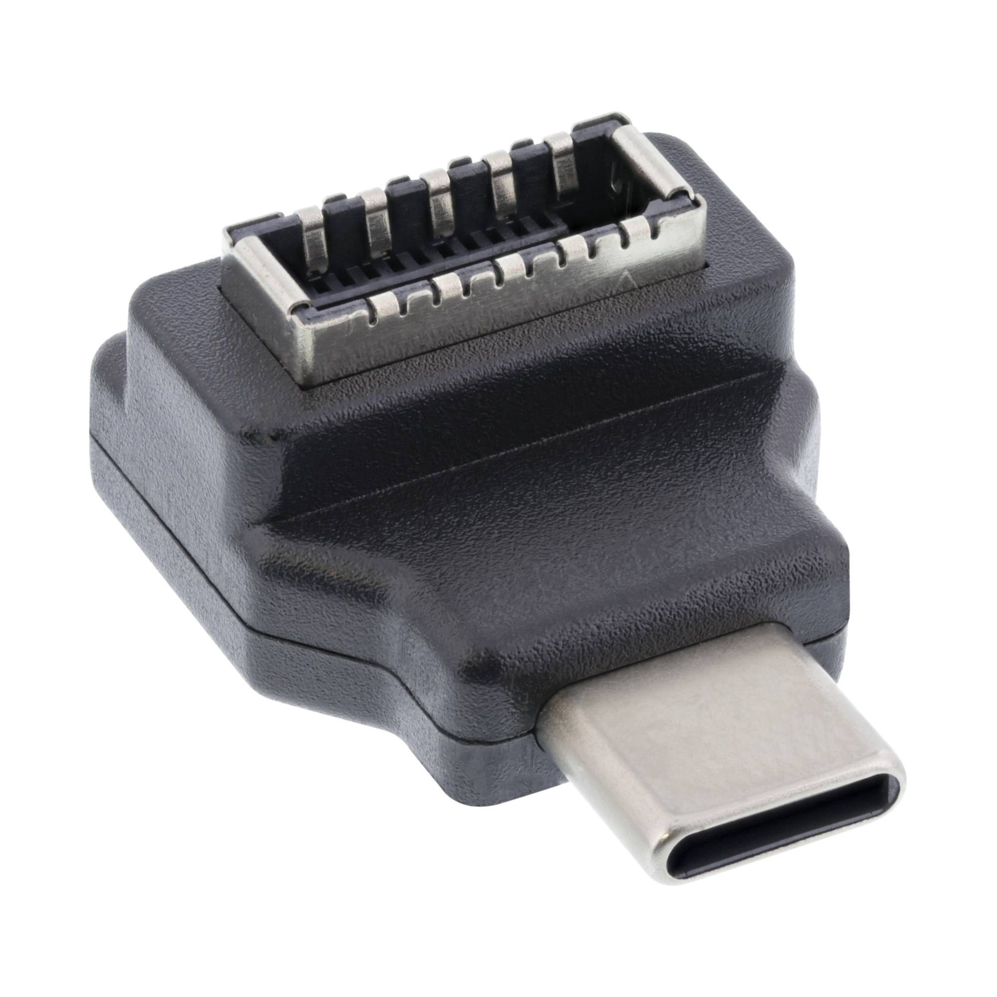INLINE - USB 3.2 Adapter - USB-C Stecker zu intern USB-E Frontpanel Buchse