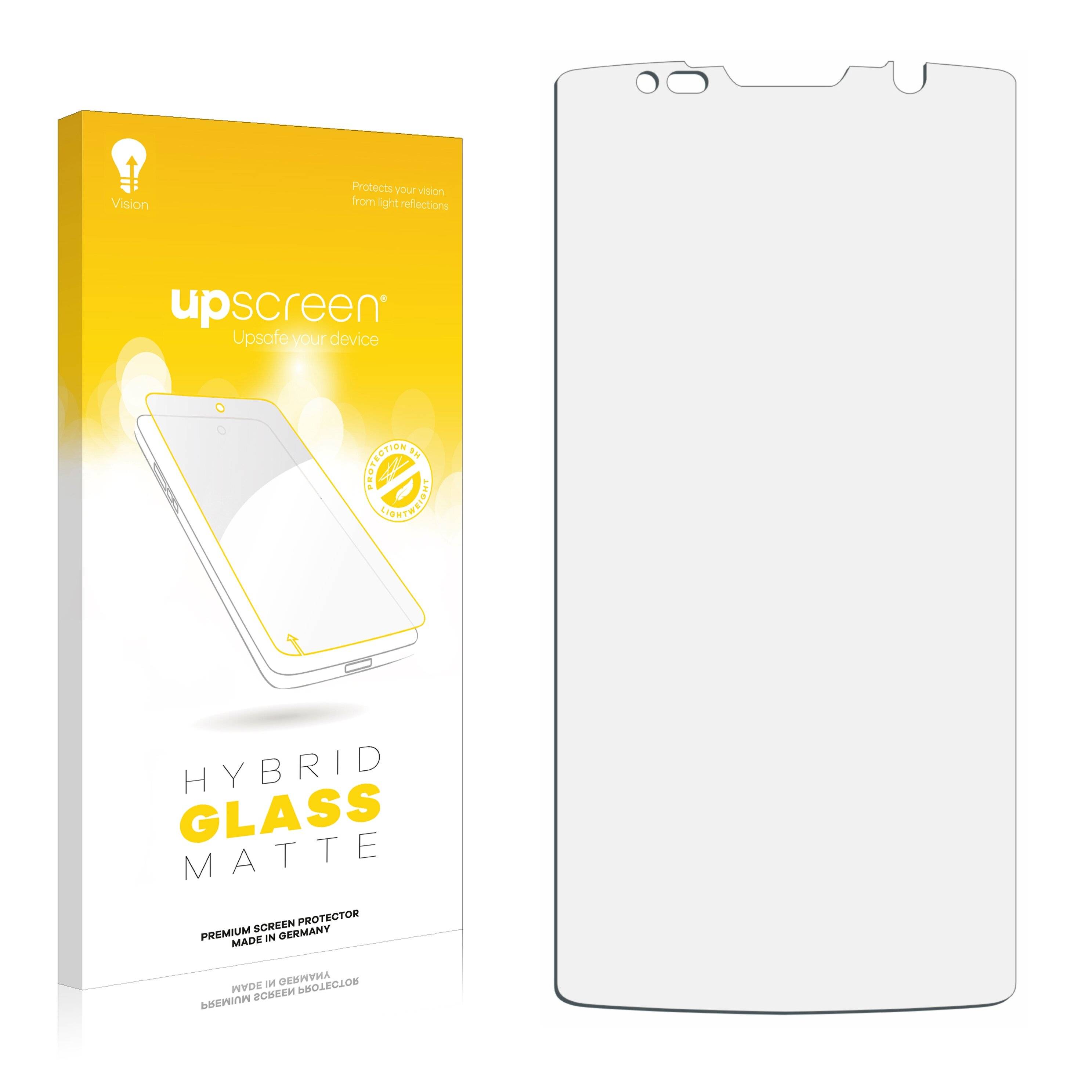 upscreen Hybrid Glas Matt Panzer-Folie für Newland SD60 Pegasus