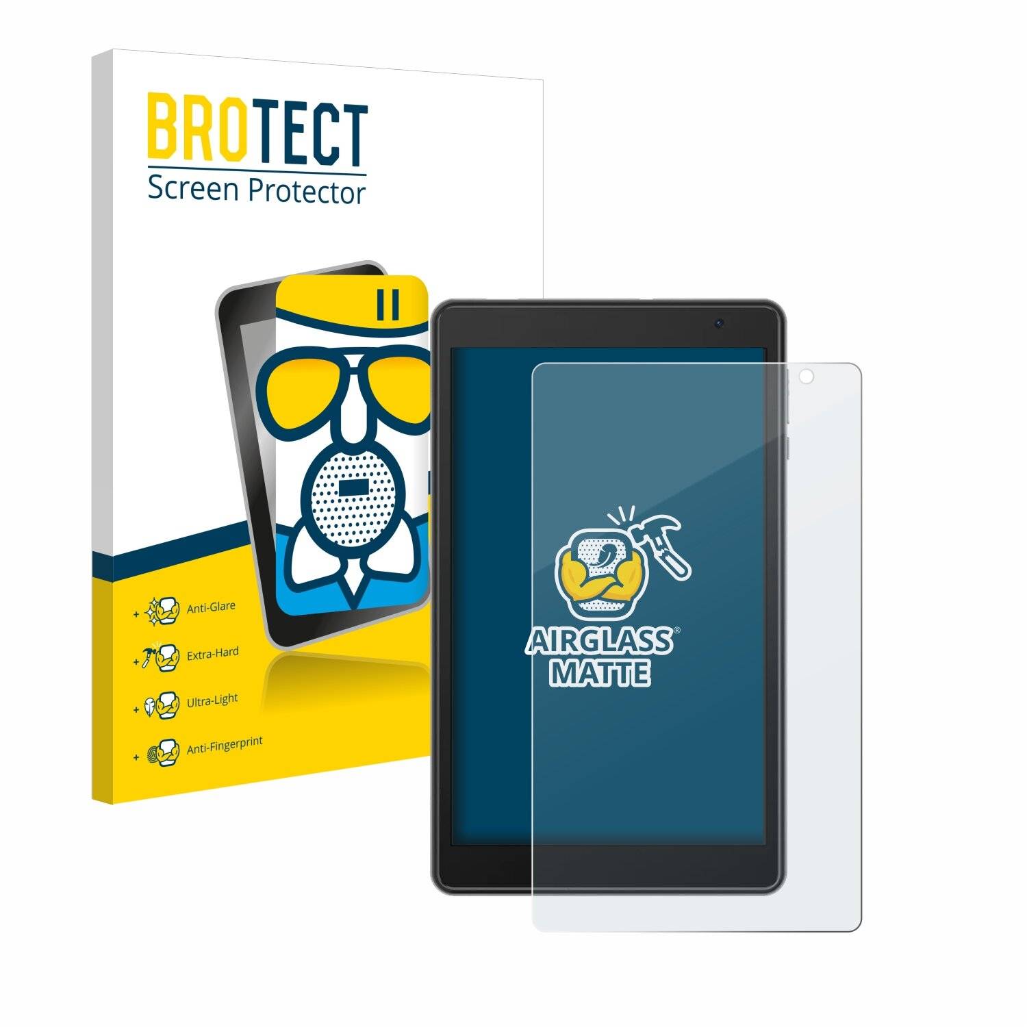 BROTECT AirGlass Matt Glas Panzer Folie für Blackview Tab 50