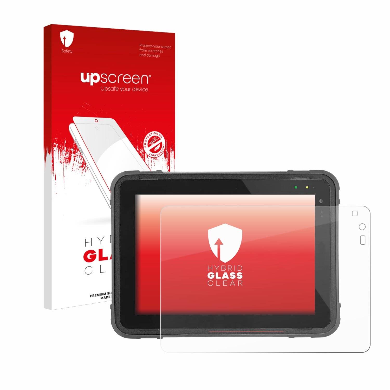 upscreen Hybrid Glas Panzer-Folie für Texa Axone Nemo