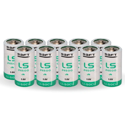 10x SAFT Lithium Batterie Baby C LS 26500 PLUS 3,6V 8,5Ah Lithium-Thionylchlorid 10x SAFT Lithium Batterie Baby C LS 26500 PLUS 3,6V 8,5Ah Lithium-Thionylchlorid