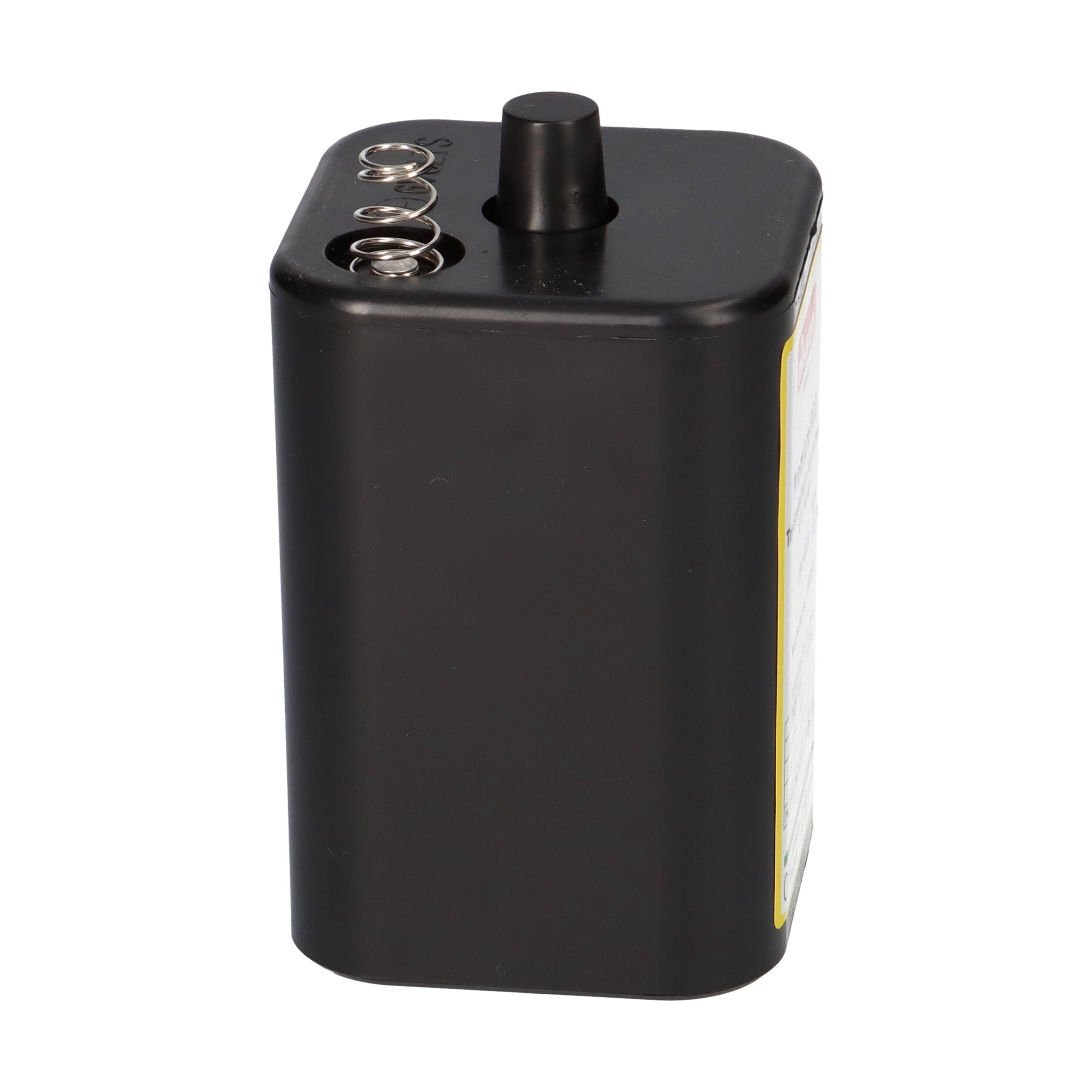 20x Nissen 4R25 Premium 800 - 6V 7-9Ah 6 Volt Hochleistungs- Blockbatterie für z.B. Baustellenleuchte / Baustellenlampe / Blinklampe/