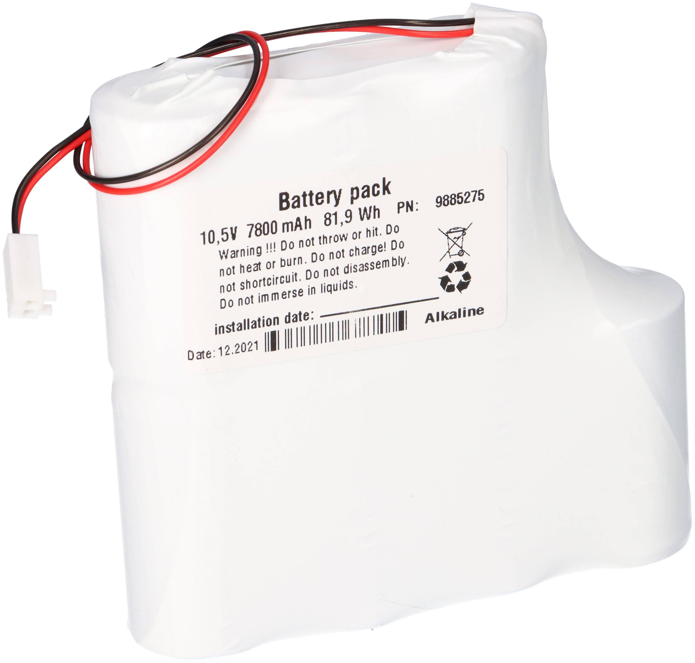 Ersatzbatterie für BATV22 Daitem Alarmanlage - 10,5V 7,8Ah