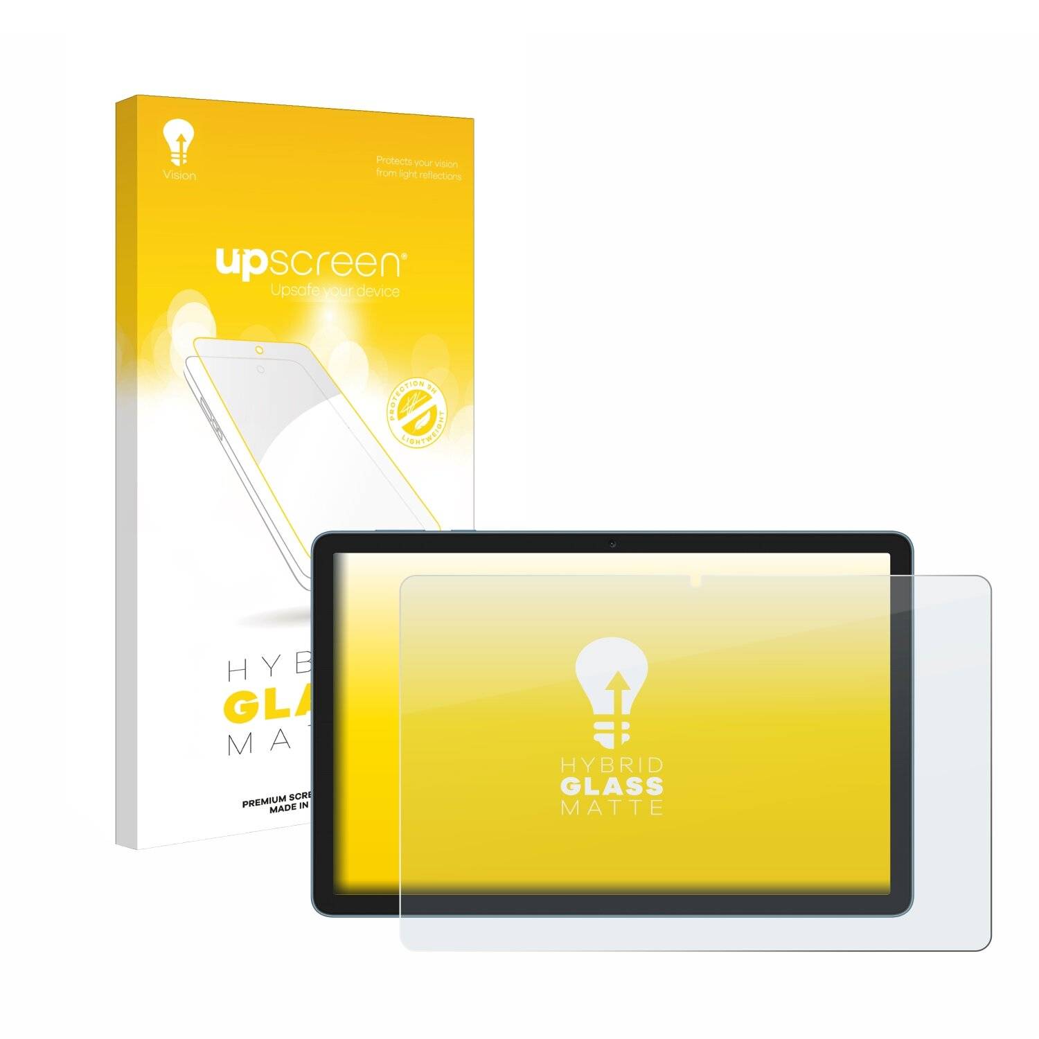 upscreen Hybrid Glas Matt Panzer-Folie für Honor Pad