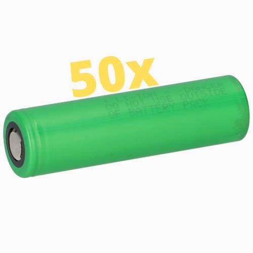 50x Murata Akku Li-Mn US18650VTC4 3,7V / 2100mAh LiNiMnCoO2 max. 30A