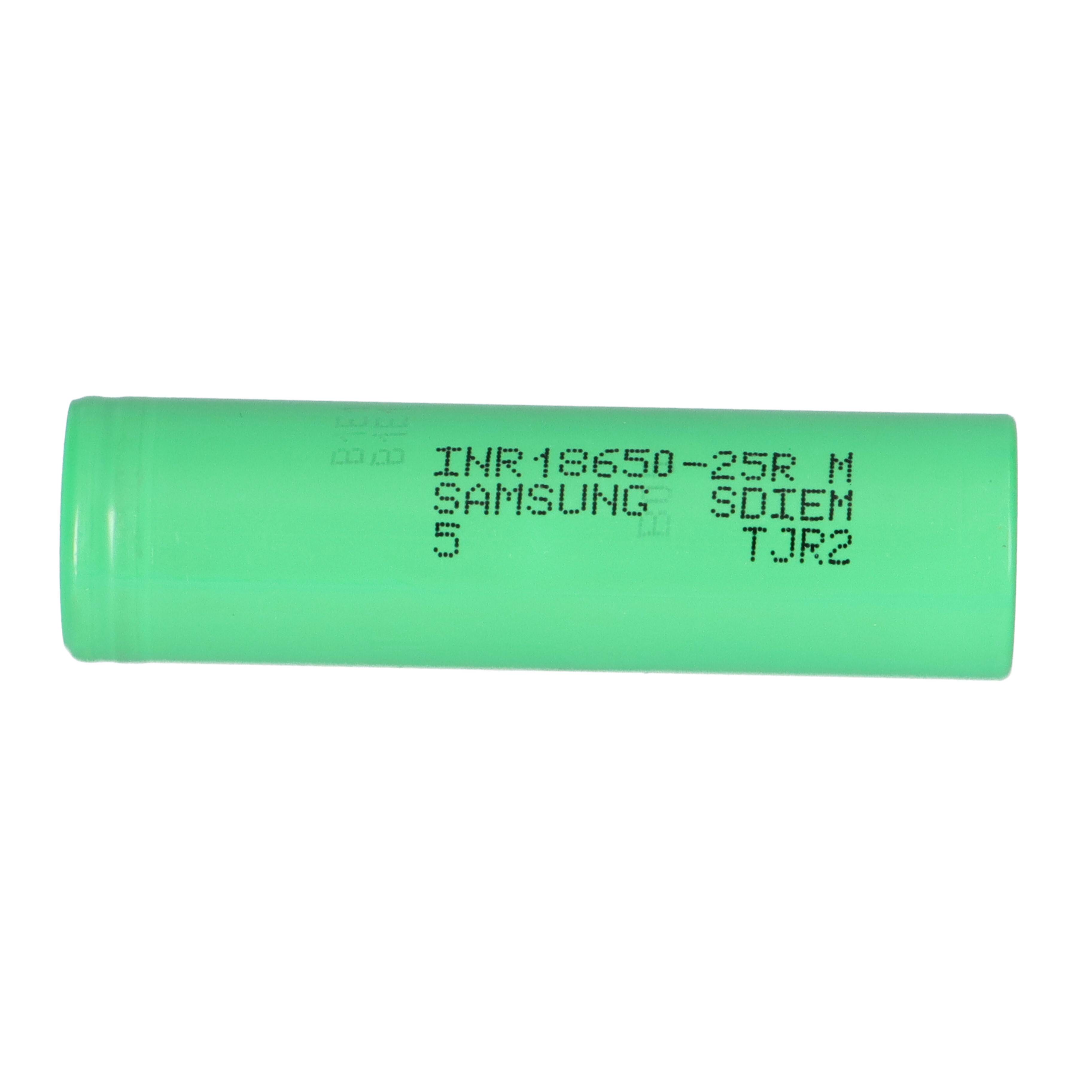 100x Samsung INR18650-25R 18650 Akku 3,6V 2500mAh 20A Flat Top