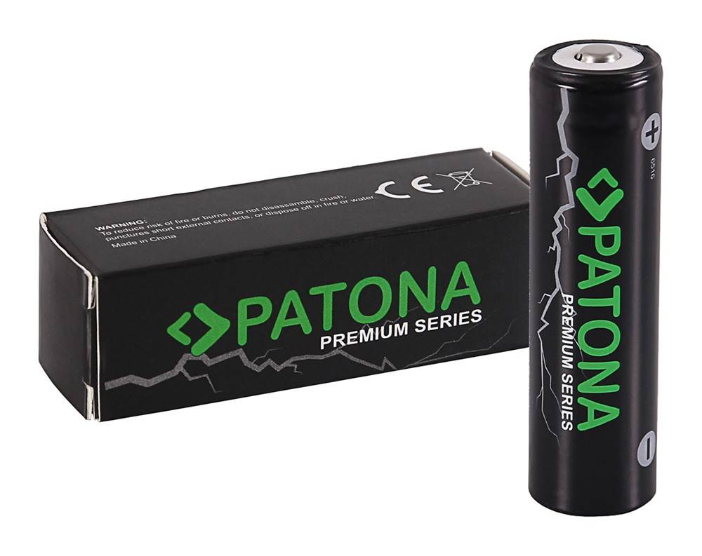 PATONA Premium 18650 Zelle INR18650F1L LG Zellen- Akku – 3,7V 3350mAh