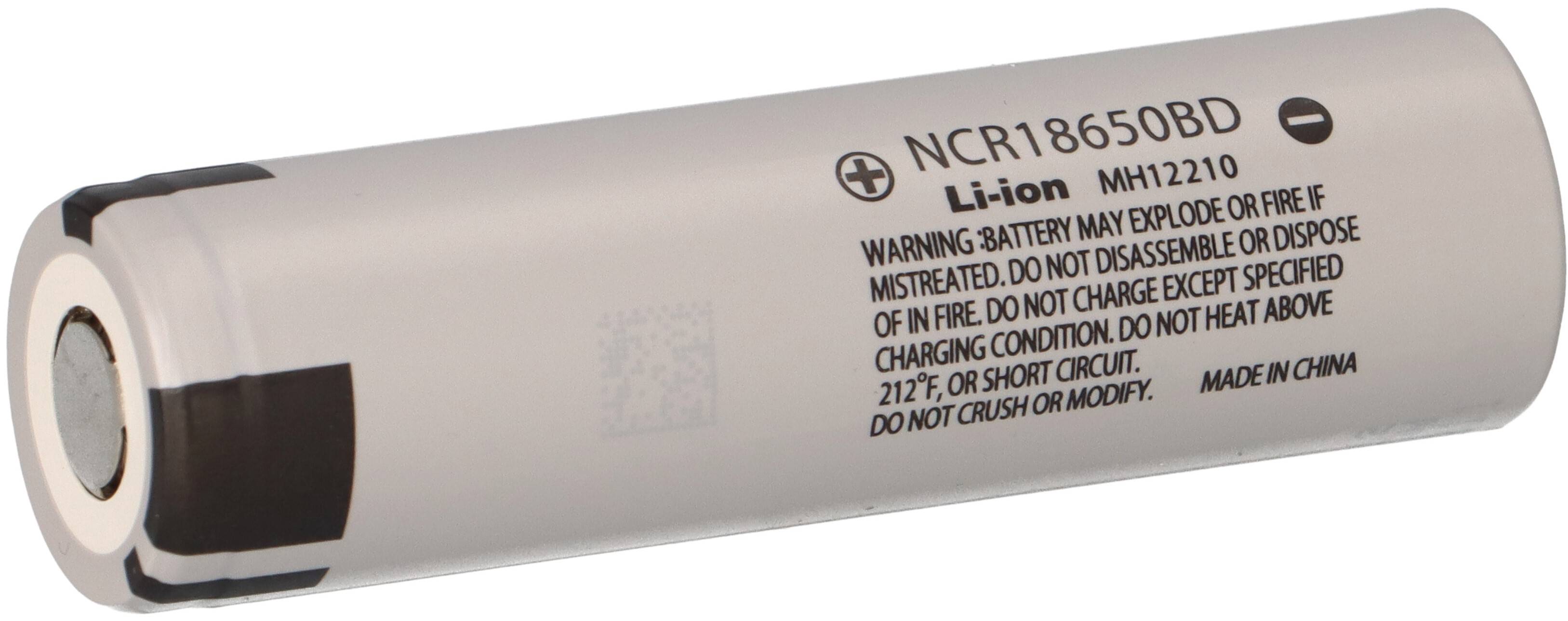 100x Panasonic Li-Ion 3,6V 3100mAh NCR18650BD NCR 18650