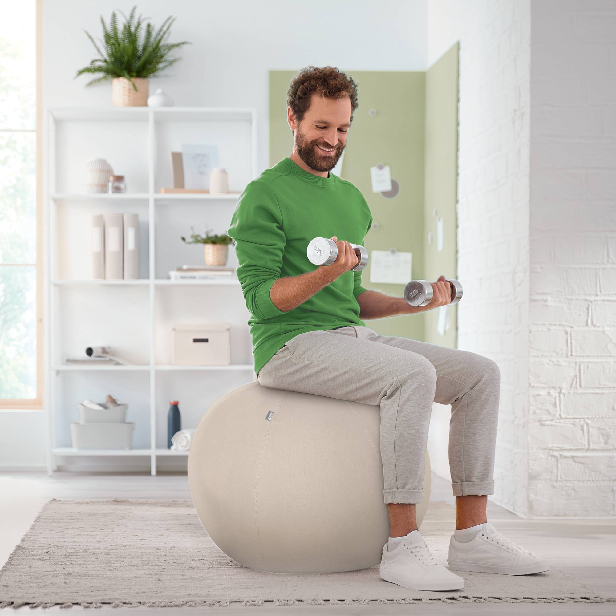 Esselte Leitz Ergo Active - Ballstuhl - Stoffbezug