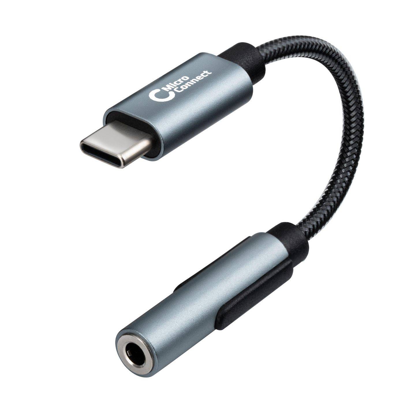 USB-C zu Audio Adapter, Silber 13cm