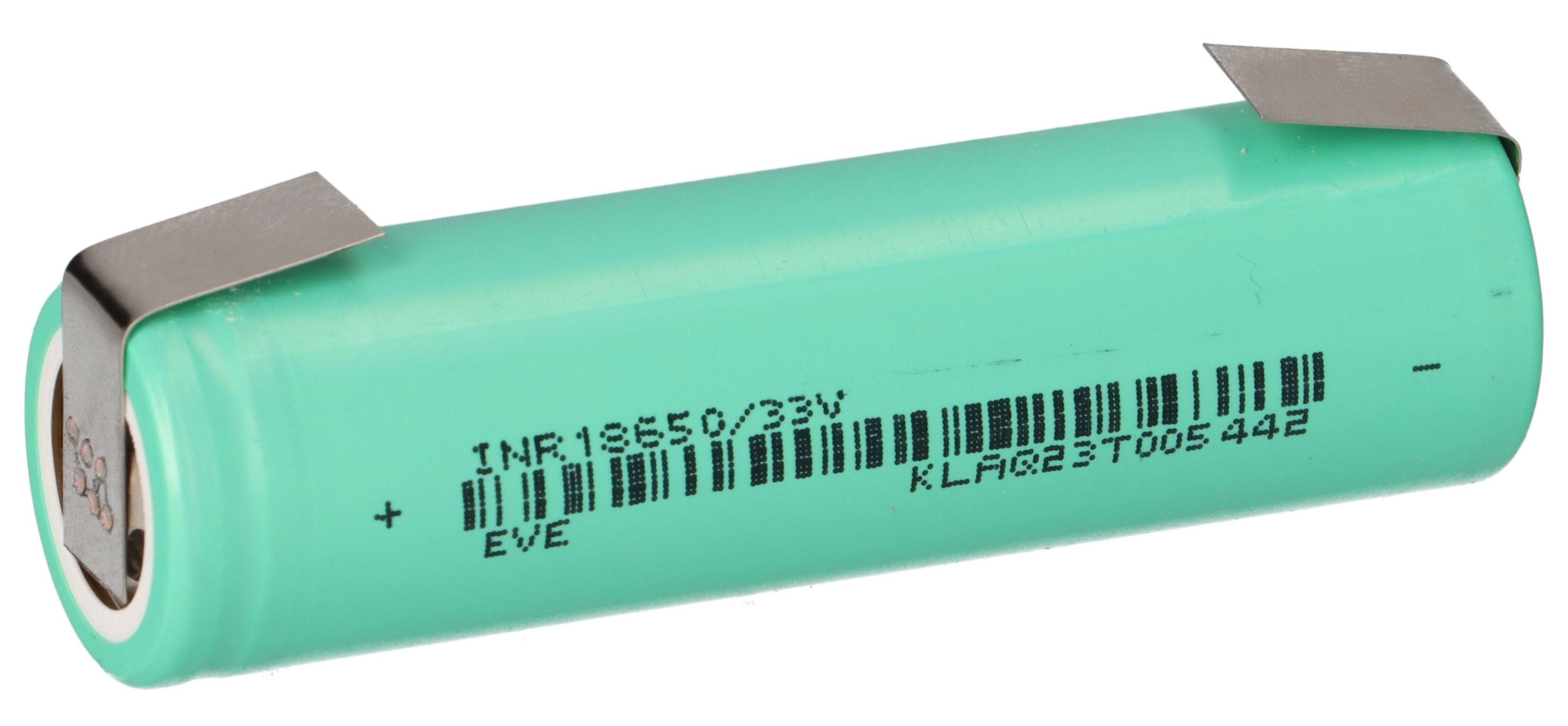 EVE INR18650/33V 3,6V 3200mAh Li-Ion Akku U-Lötfahne