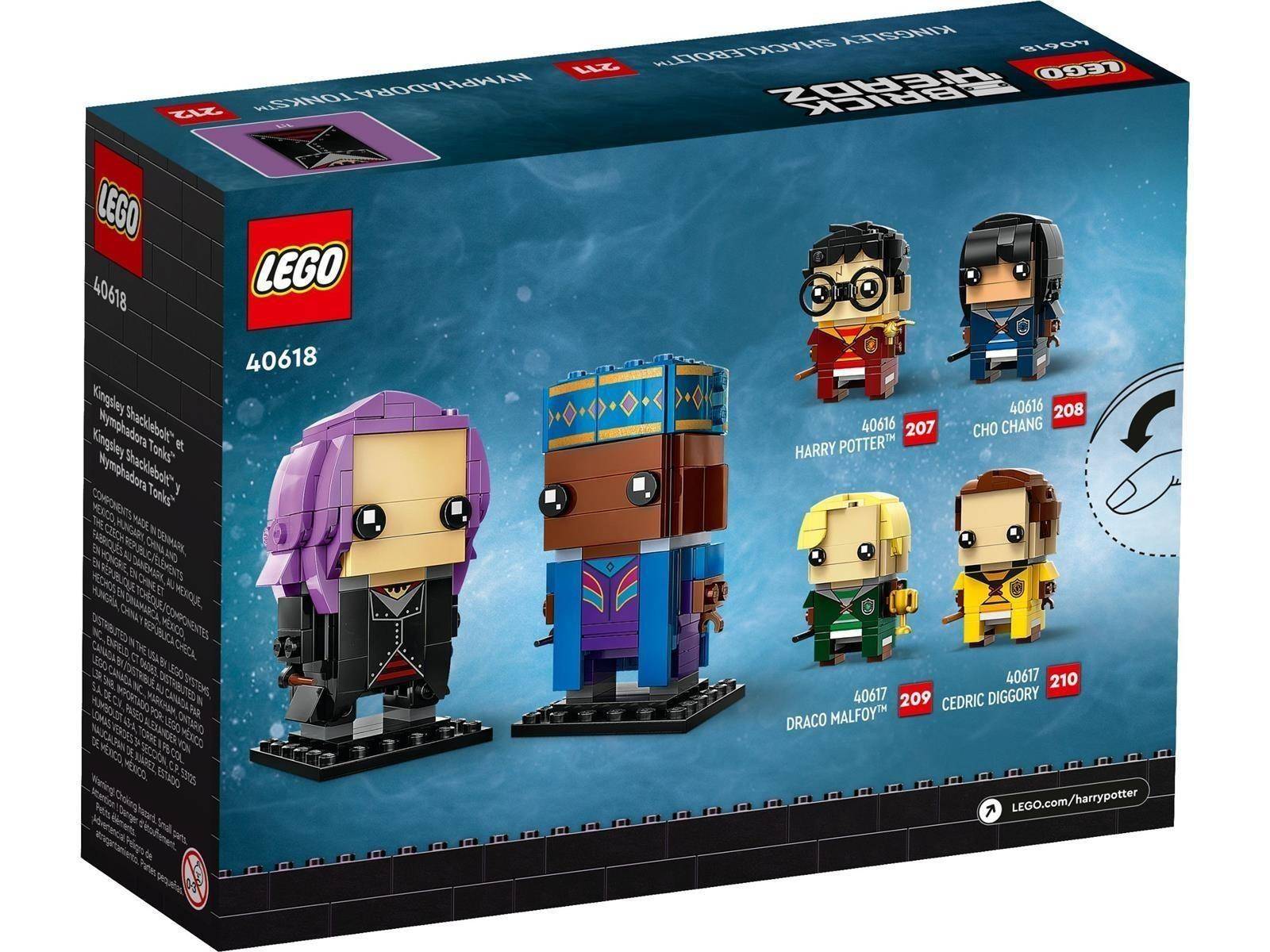 LEGO® BrickHeadz 40618 Kingsley Shacklebolt™ &amp; Nymphadora Tonks™