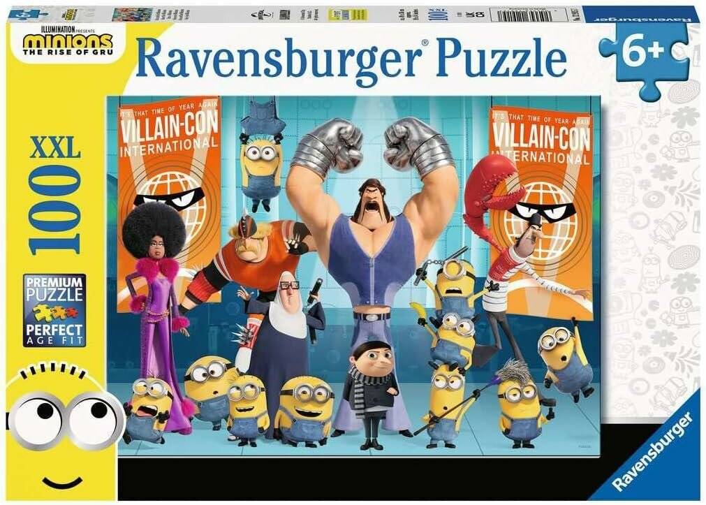 RAVENSBURGER Puzzle Mimons 2: Der Bösewicht kommt XXL 100 Teile