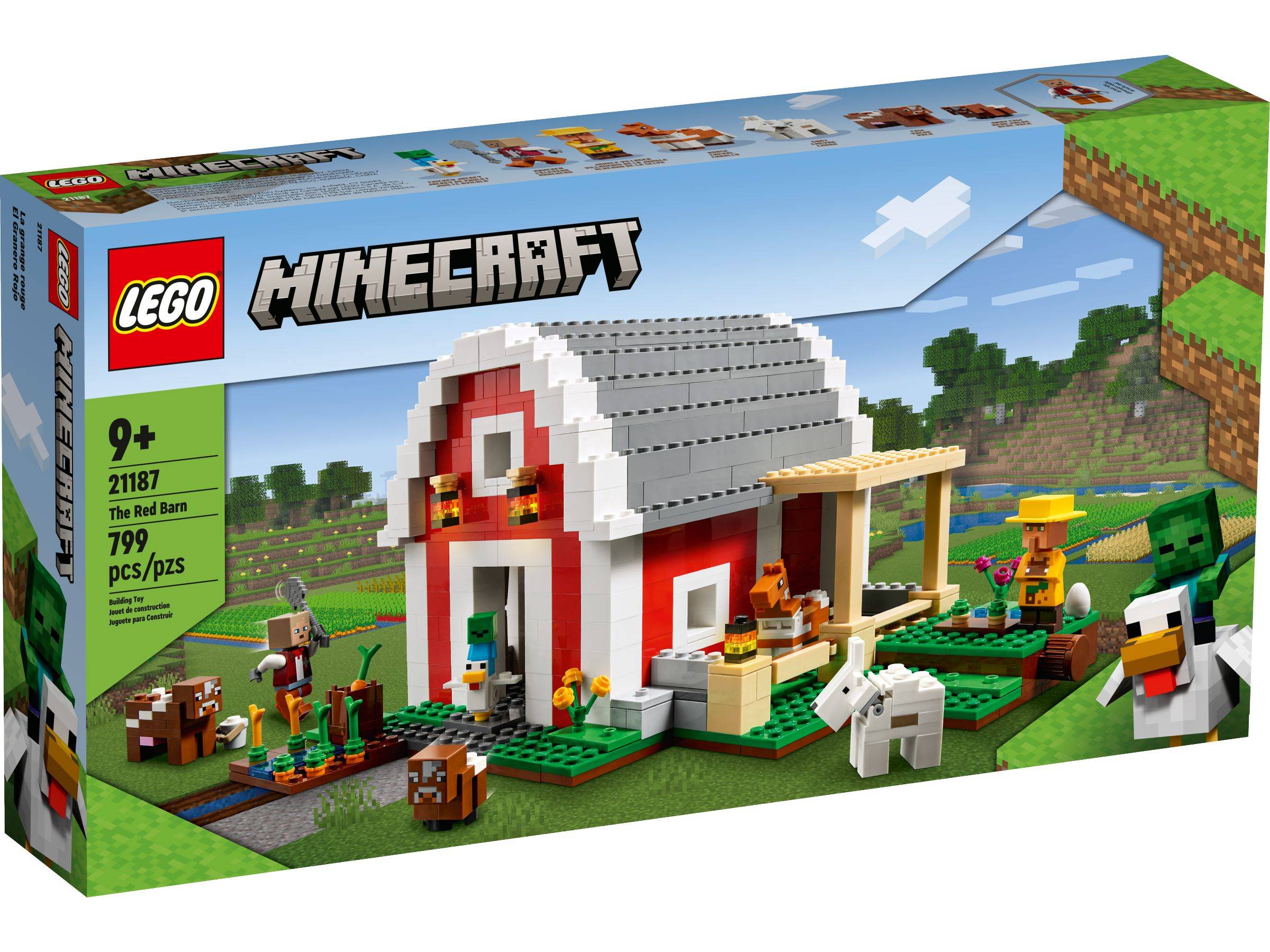 LEGO® Minecraft™ 21187 Die rote Scheune