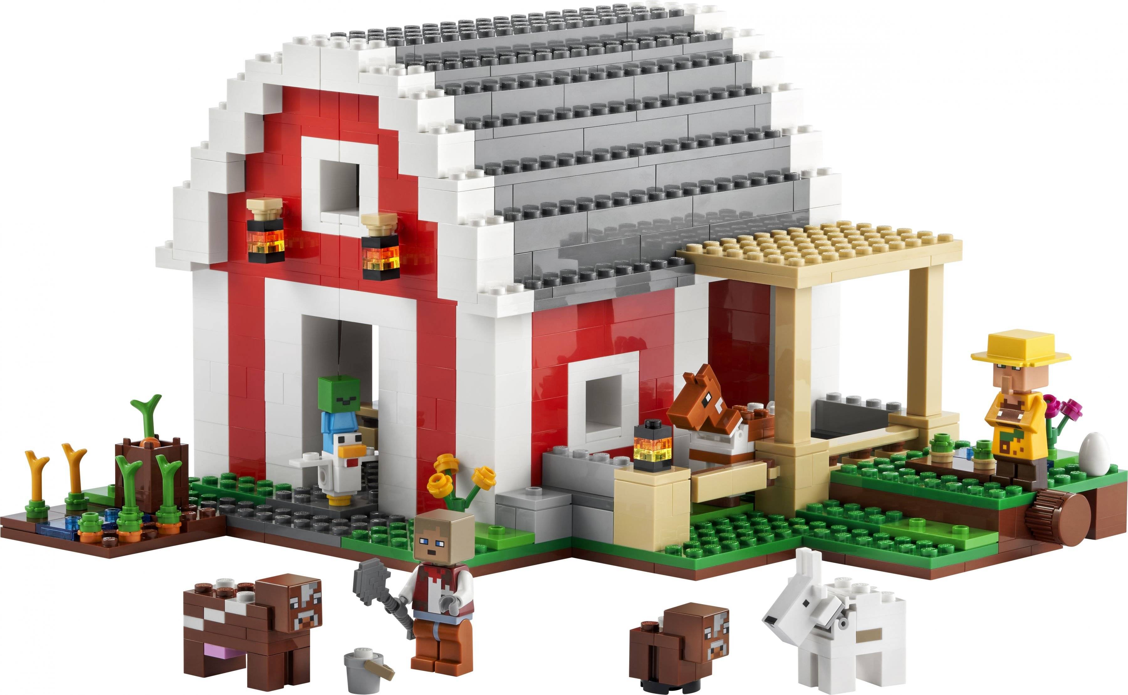 LEGO® Minecraft™ 21187 Die rote Scheune