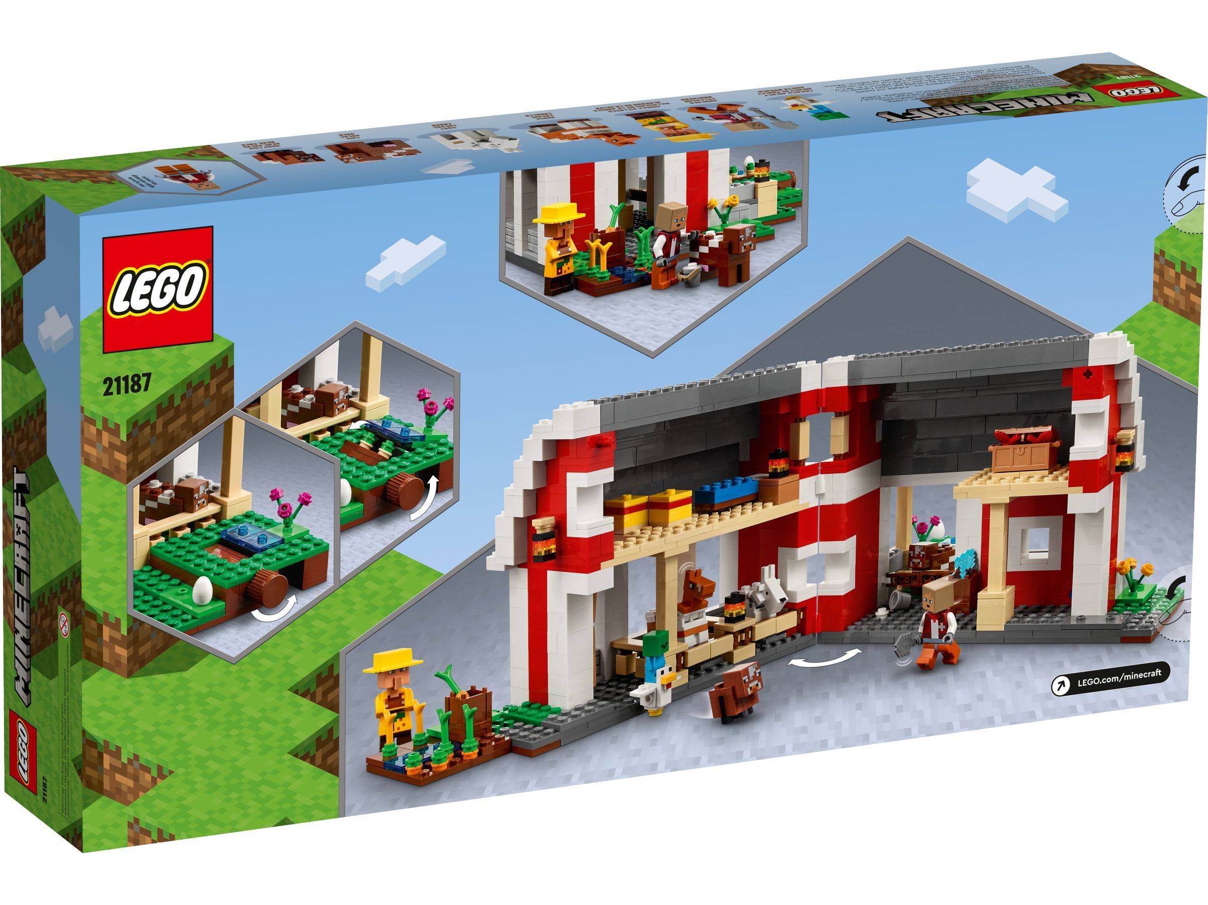 LEGO® Minecraft™ 21187 Die rote Scheune