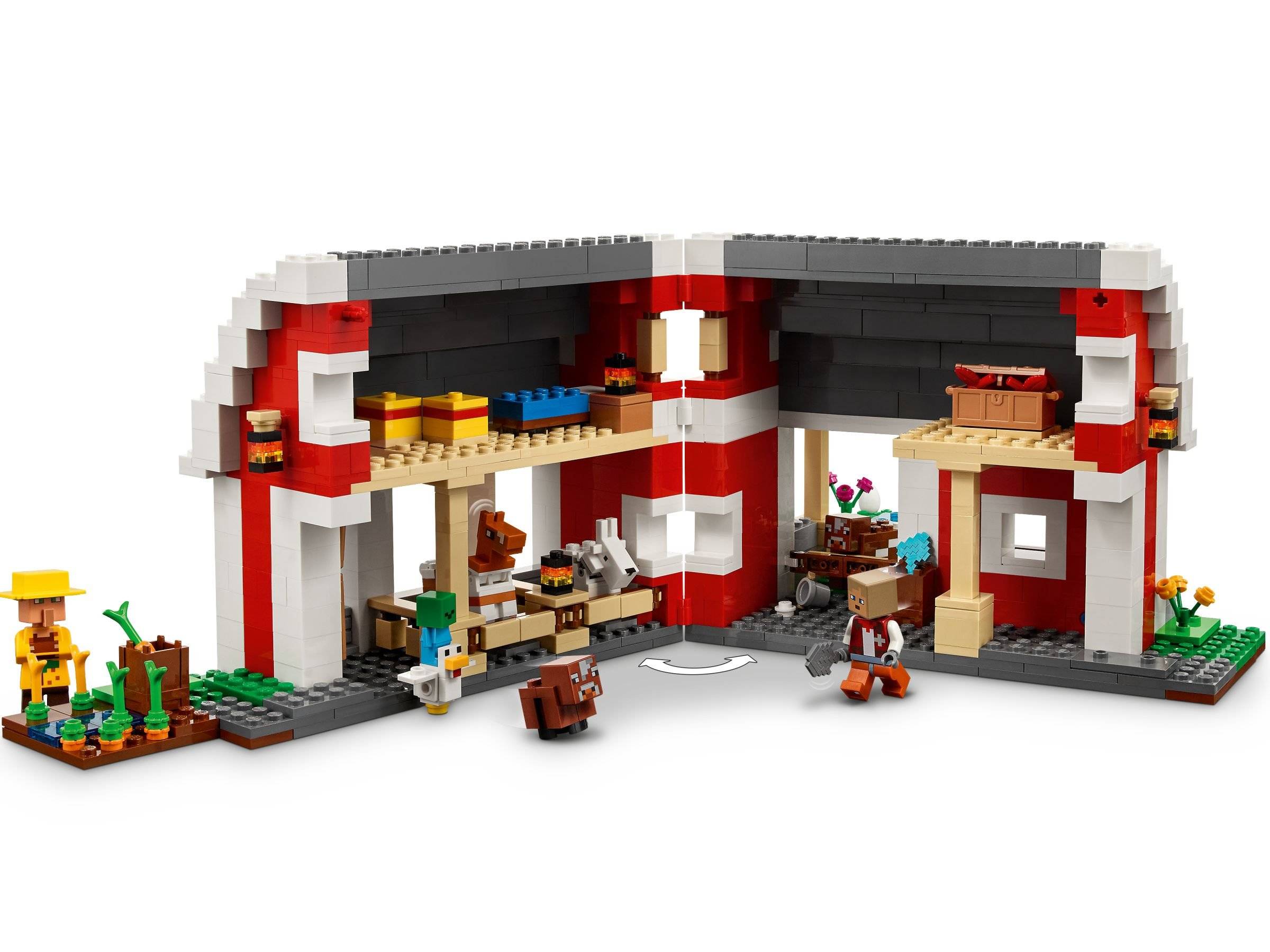 LEGO® Minecraft™ 21187 Die rote Scheune