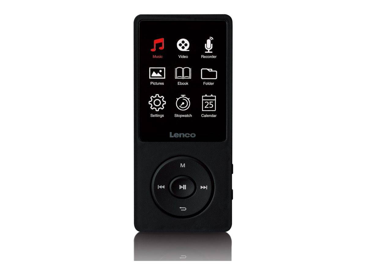 Lenco XEMIO-669 - Digital Player - 8 GB - Schwarz - Schwarz