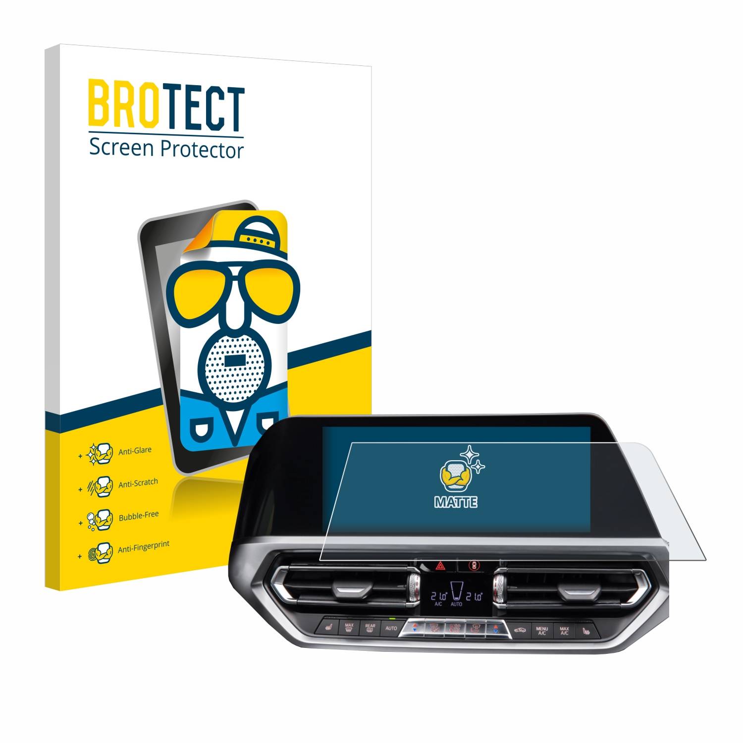BROTECT Entspiegelungs-Folie für BMW 3 G20 2020