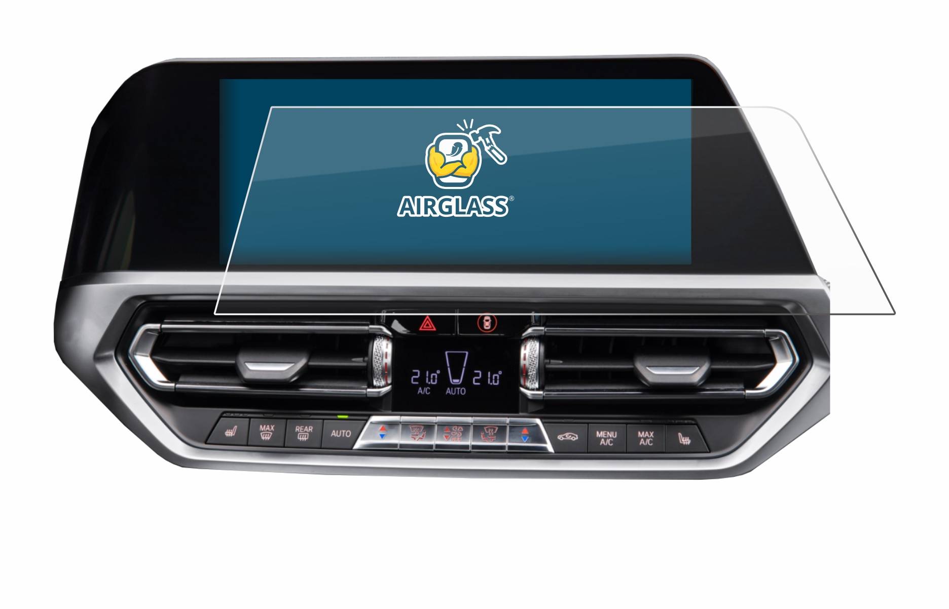 BROTECT AirGlass Glas Panzer-Folie für BMW 3 G20 2020 - Schutzglas