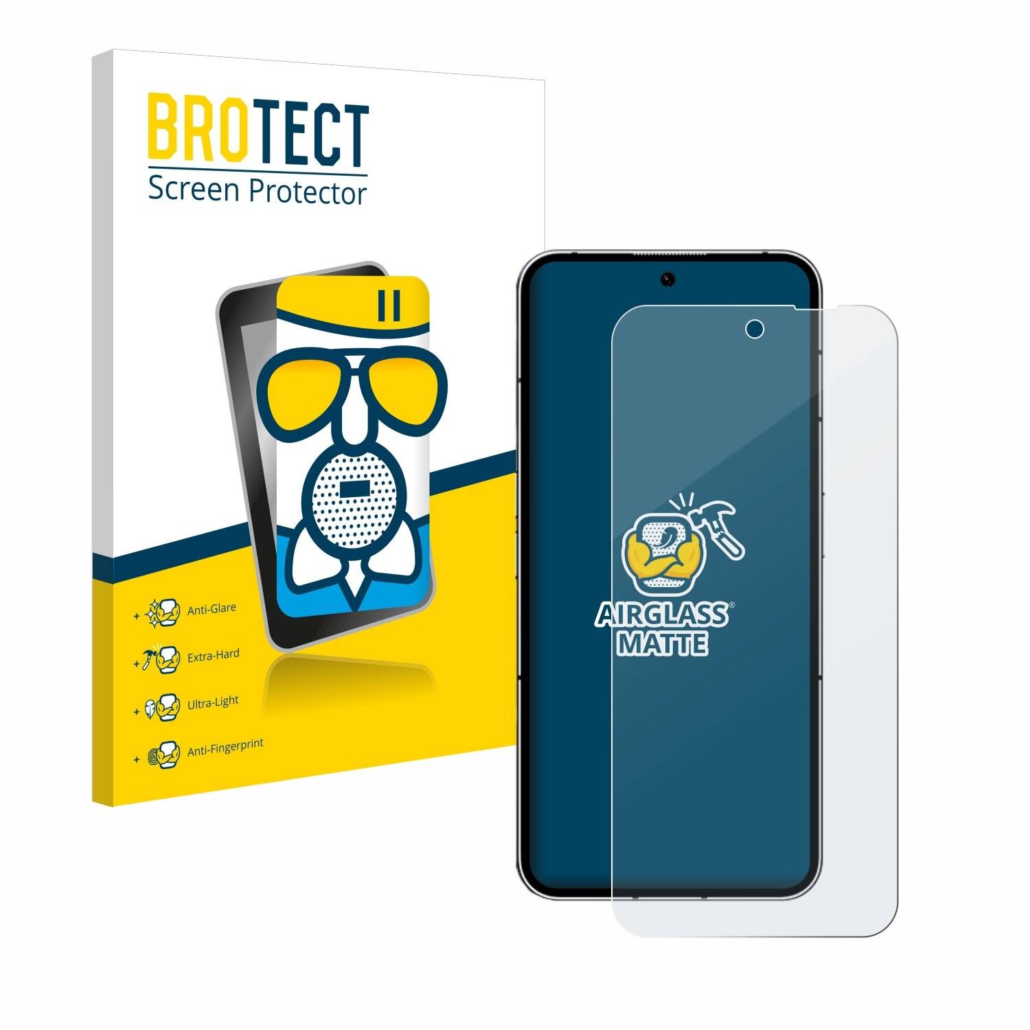 BROTECT AirGlass Matt Glas Panzer Folie für Nothing Phone
