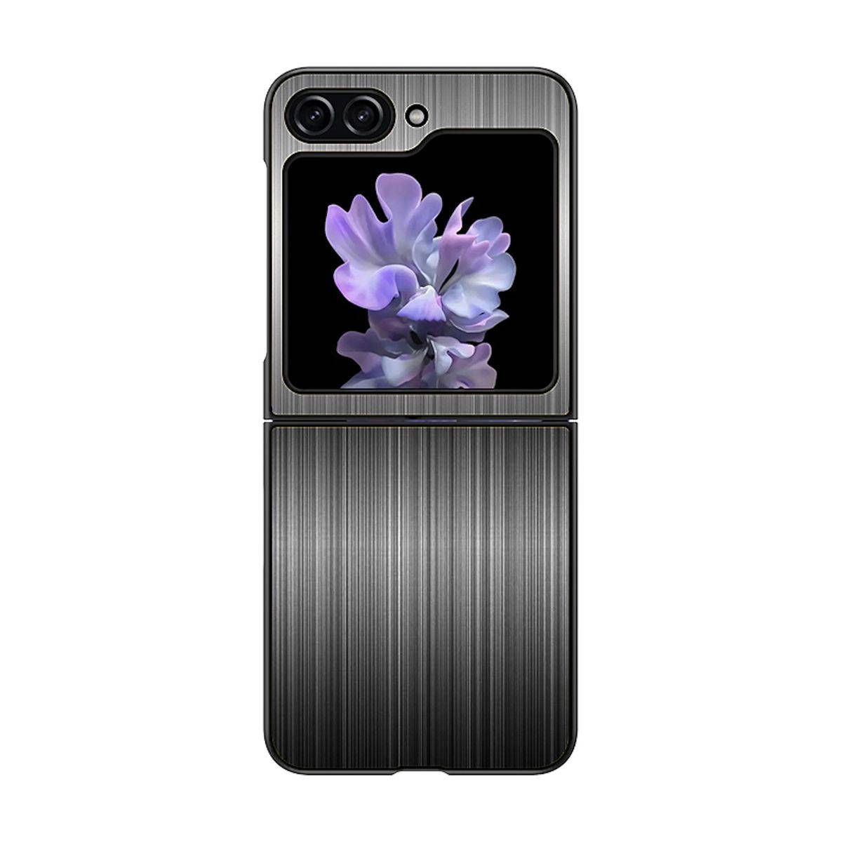 Für Samsung Galaxy Z Flip5 5G Edelstahl Schutzhülle Shockproof Hülle