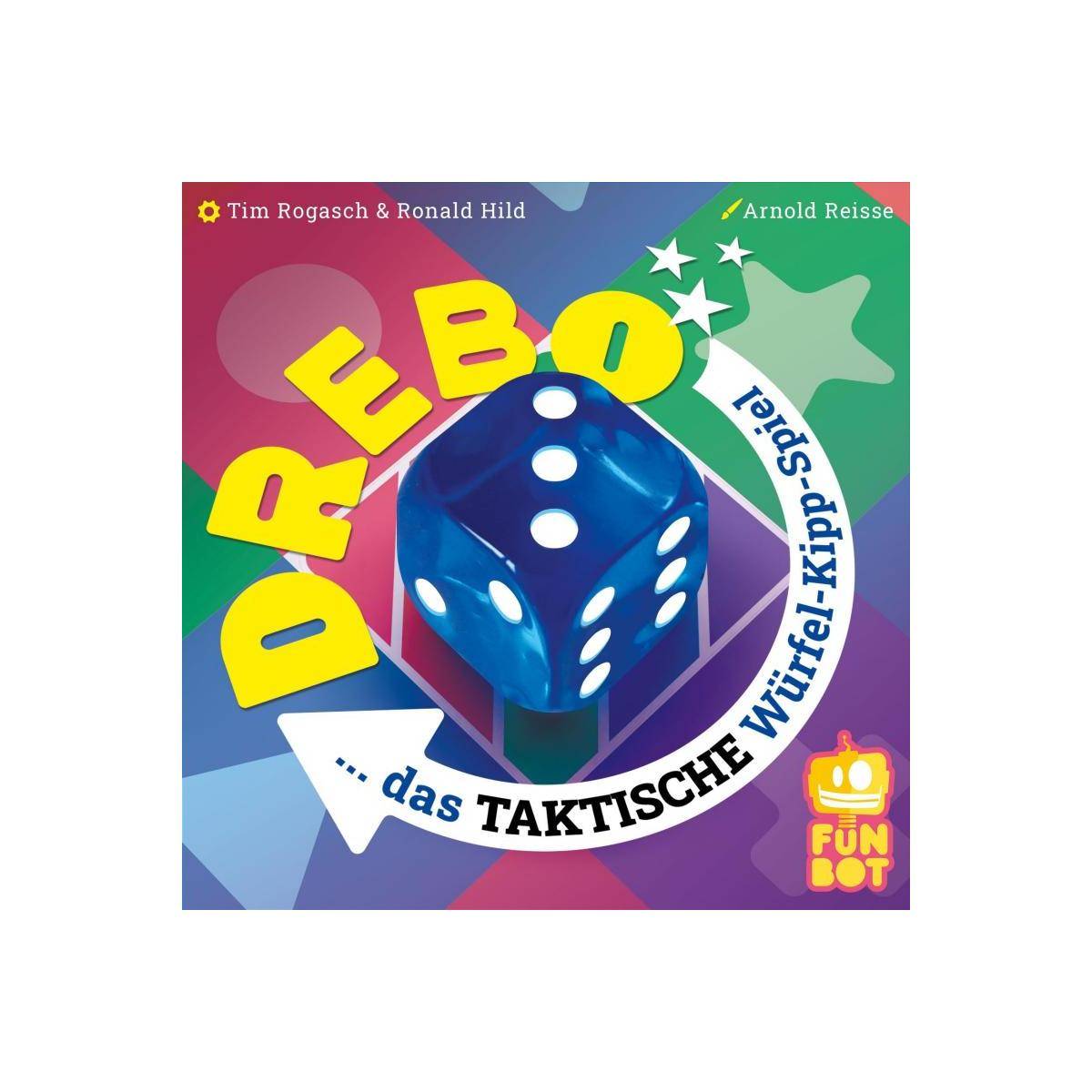 FUND0005 - Drebo, Würfelspiel, für 2-4 Spieler, ab 7 Jahren (DE-Ausgabe)