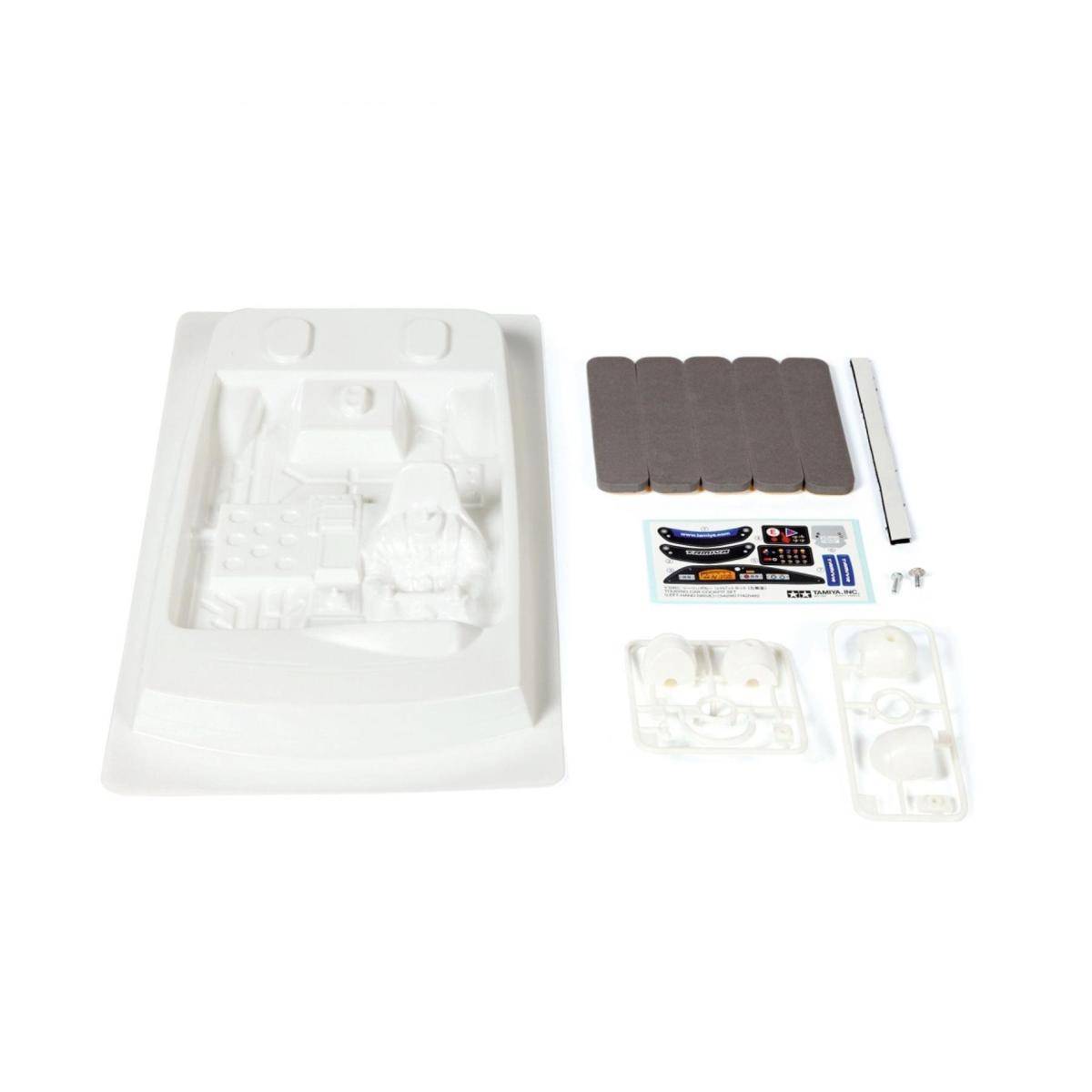54298 - Modellbausatz,1:10 Tourenwagen Cockpit Set Linkslenker