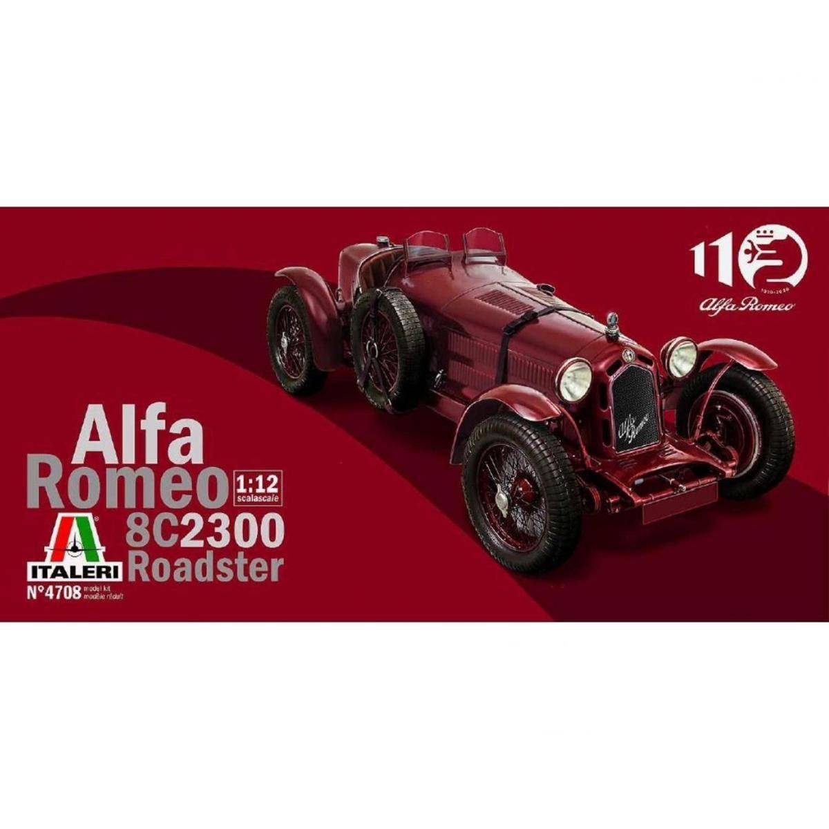 510104708 - Modellbausatz,1:12 Alfa Romeo 8C 2300 1931-33