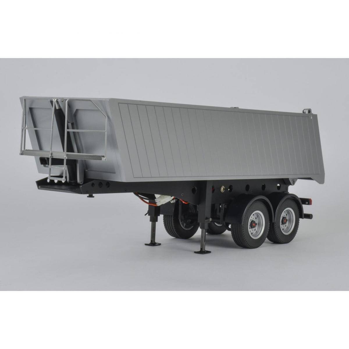 907312 - Modellbausatz,1:14 2-Achs Muldenkipper Sattelauflieger, ab 14 Jahren