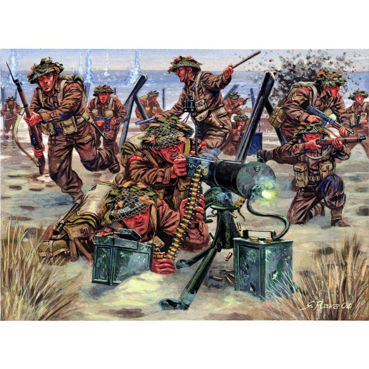 6056 - Modellbausatz,1:72 WW2 Britische Infanterie