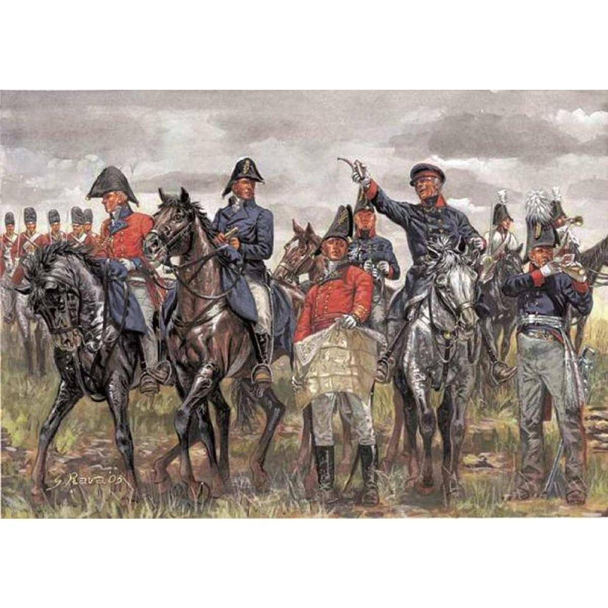 6065 - Modellbausatz,1:72 British Prussian General Staff
