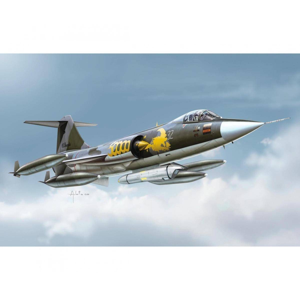 1296 - Modellbausatz, 1:72 F-104 G Recce