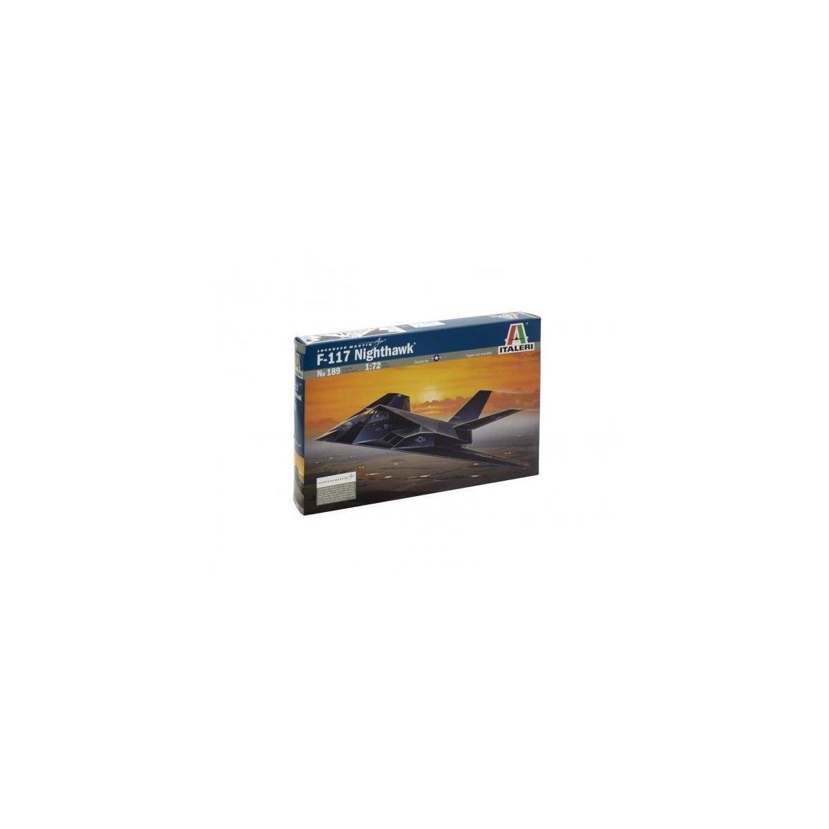 189 - Modellbausatz, 1:72 F-117A STEALTH NIGHTHAWK