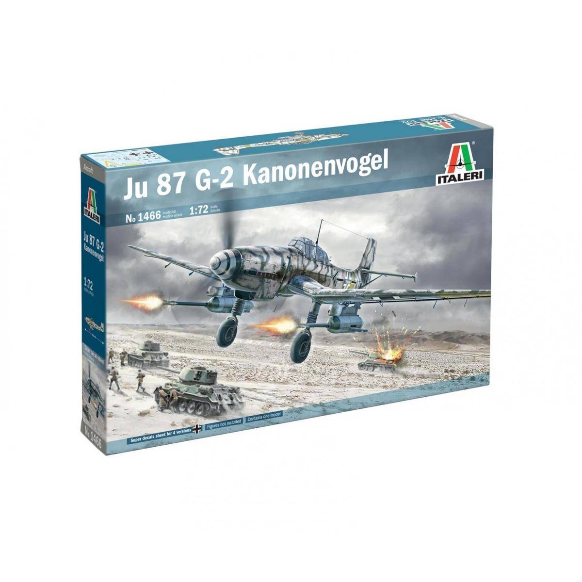 1466 - Modellbausatz, 1:72 Ju-87G-2 Kanonenvogel