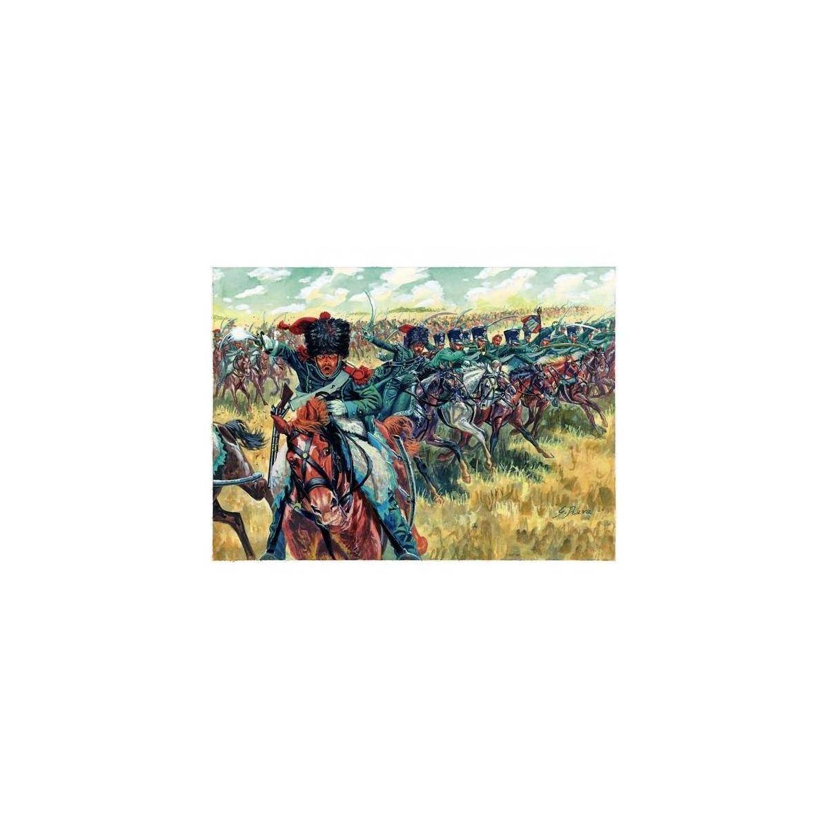 106080 - Modellbausatz, 1:72 Napol.Kriege-Franz. leichte Kavall.
