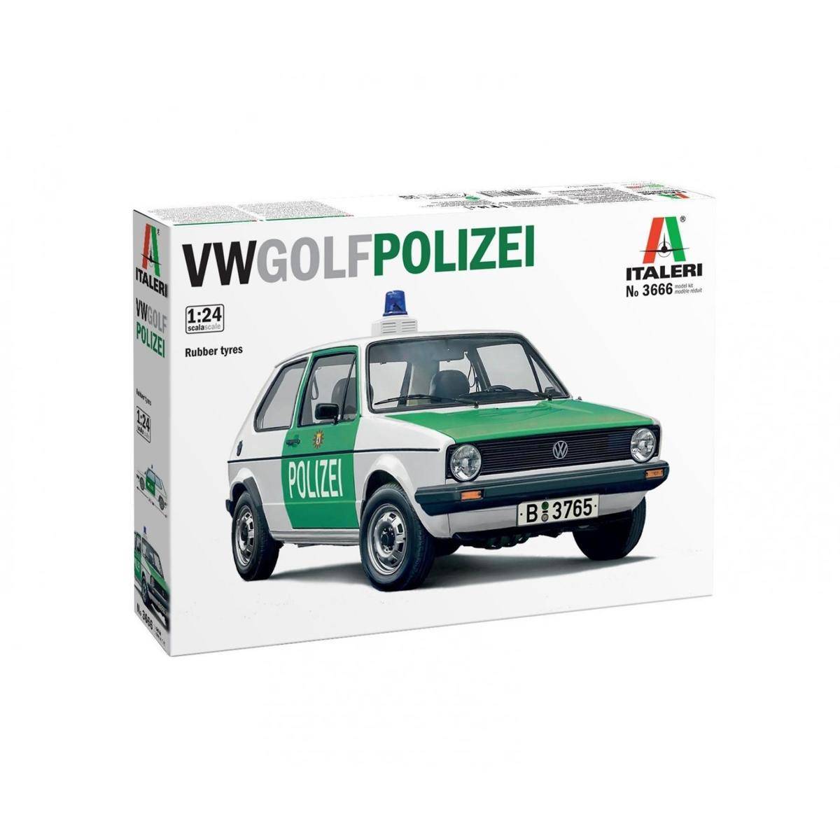 3666 - Modellbausatz, 1:24 VW Golf Mk.I POLIZEI