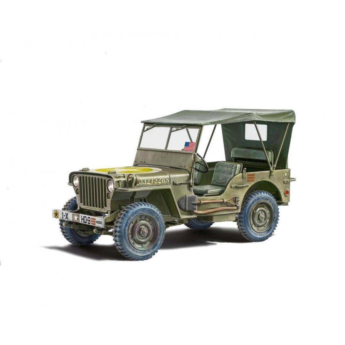 3635 - Modellbausatz, 1:24 Willys Jeep MB 80th Anniversary